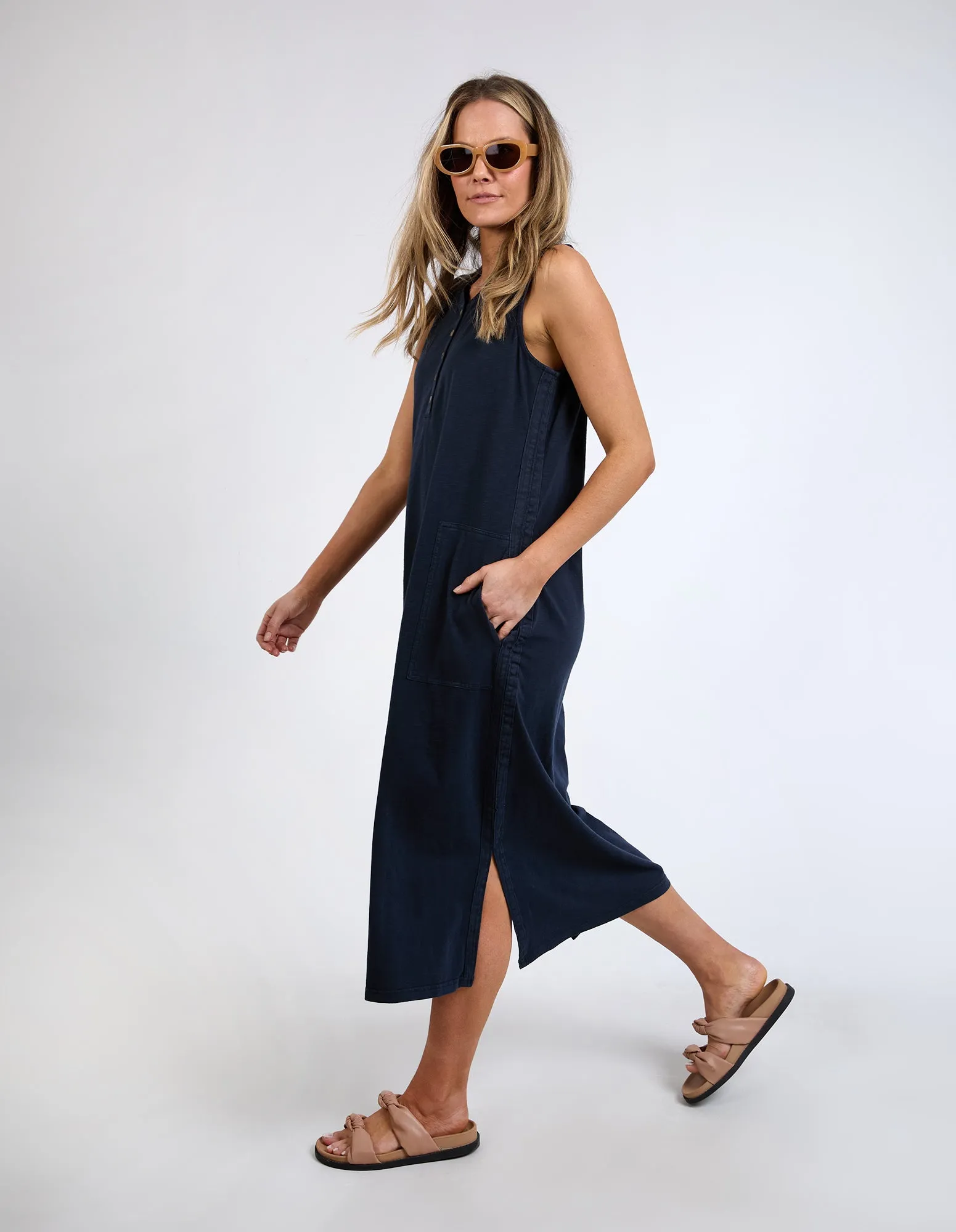 Elysian Dress Navy