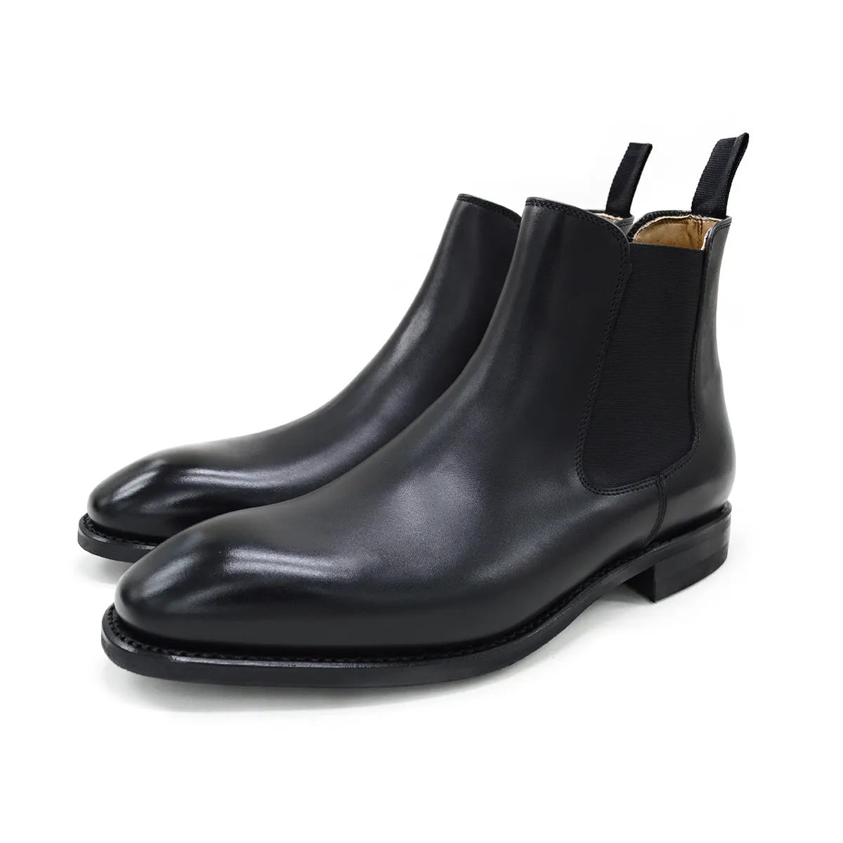 FACTORY SECOND Berwick 1707 Chelsea Boot (475)- Black