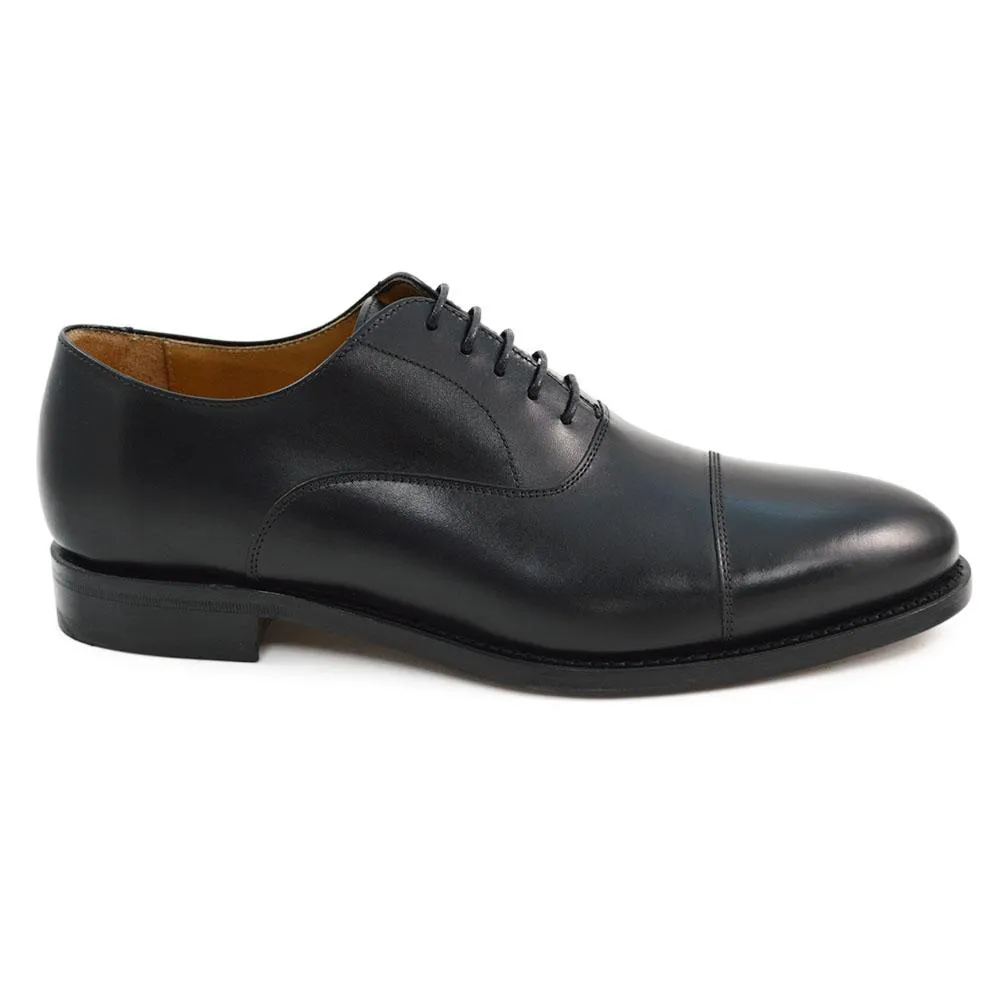 FACTORY SECOND Berwick 1707 Oxford (3010) - Black Boxcalf