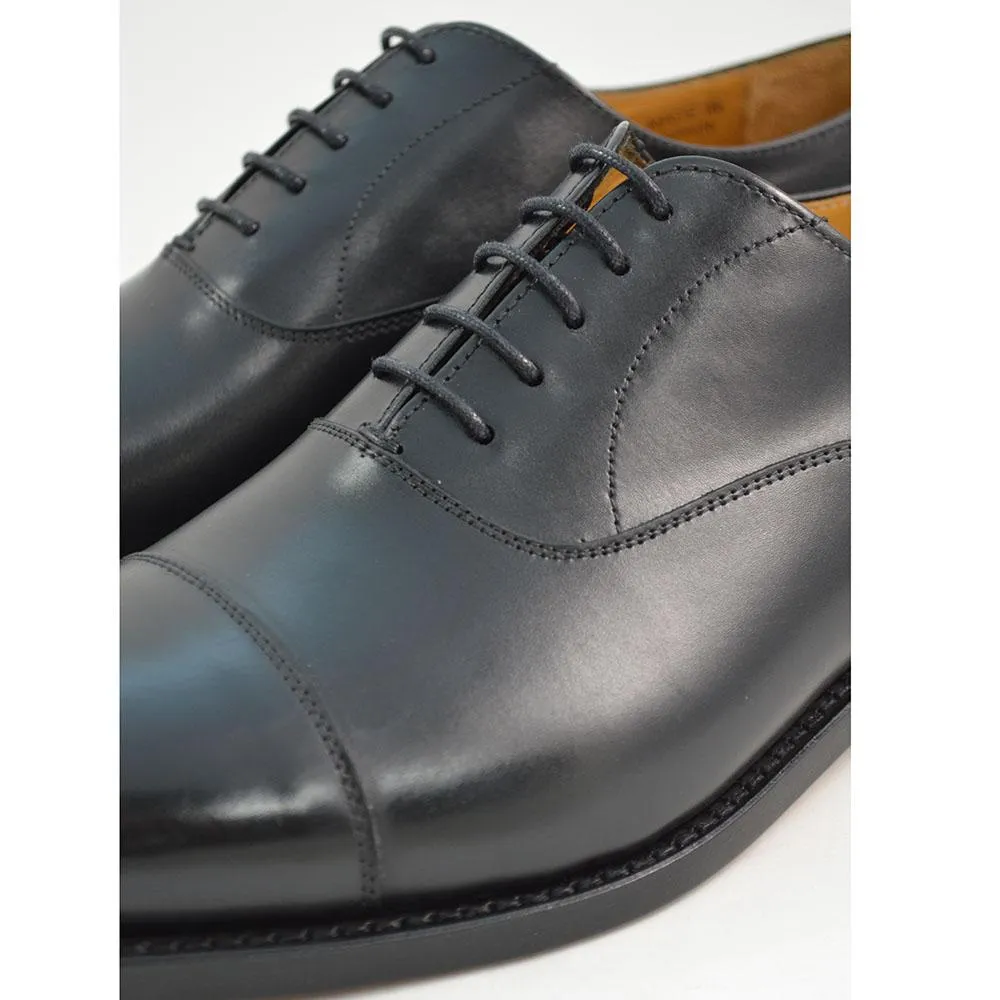 FACTORY SECOND Berwick 1707 Oxford (3010) - Black Boxcalf