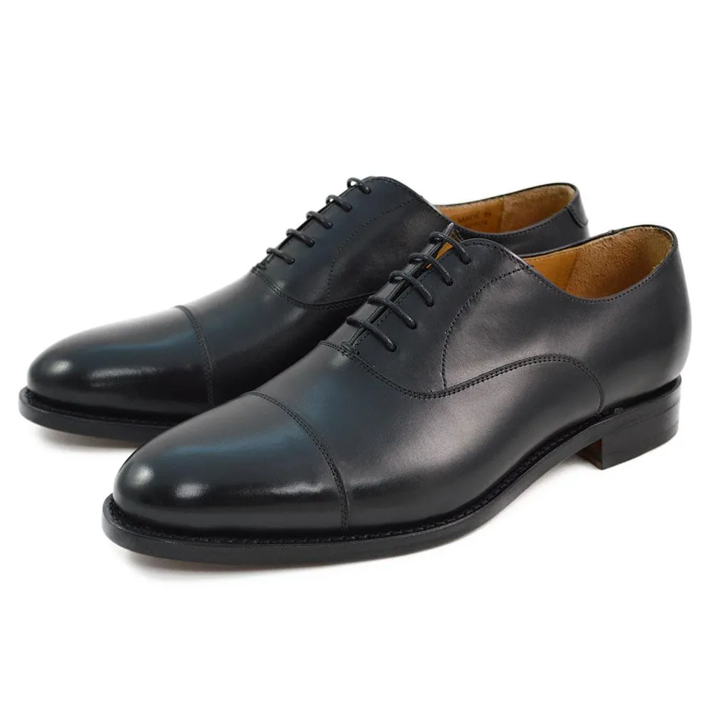 FACTORY SECOND Berwick 1707 Oxford (3010) - Black Boxcalf