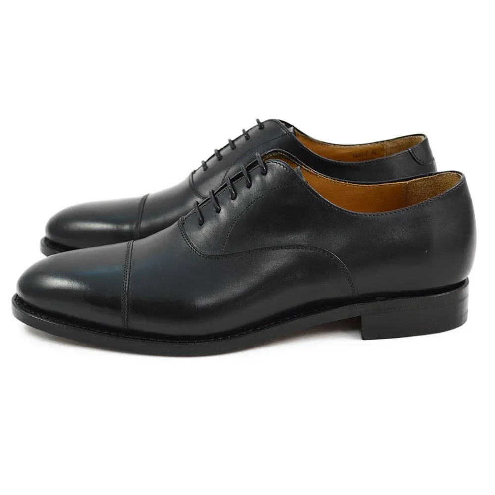 FACTORY SECOND Berwick 1707 Oxford (3010) - Black Boxcalf