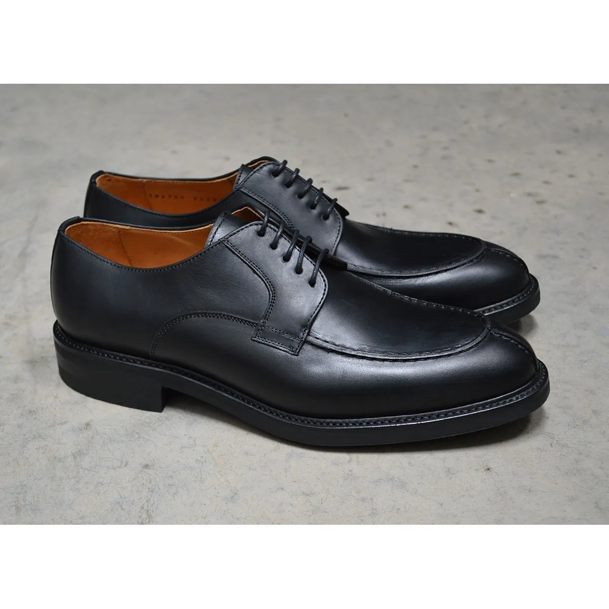 FACTORY SECOND Berwick 1707 Split Toe Derby Shoe (2439) Black