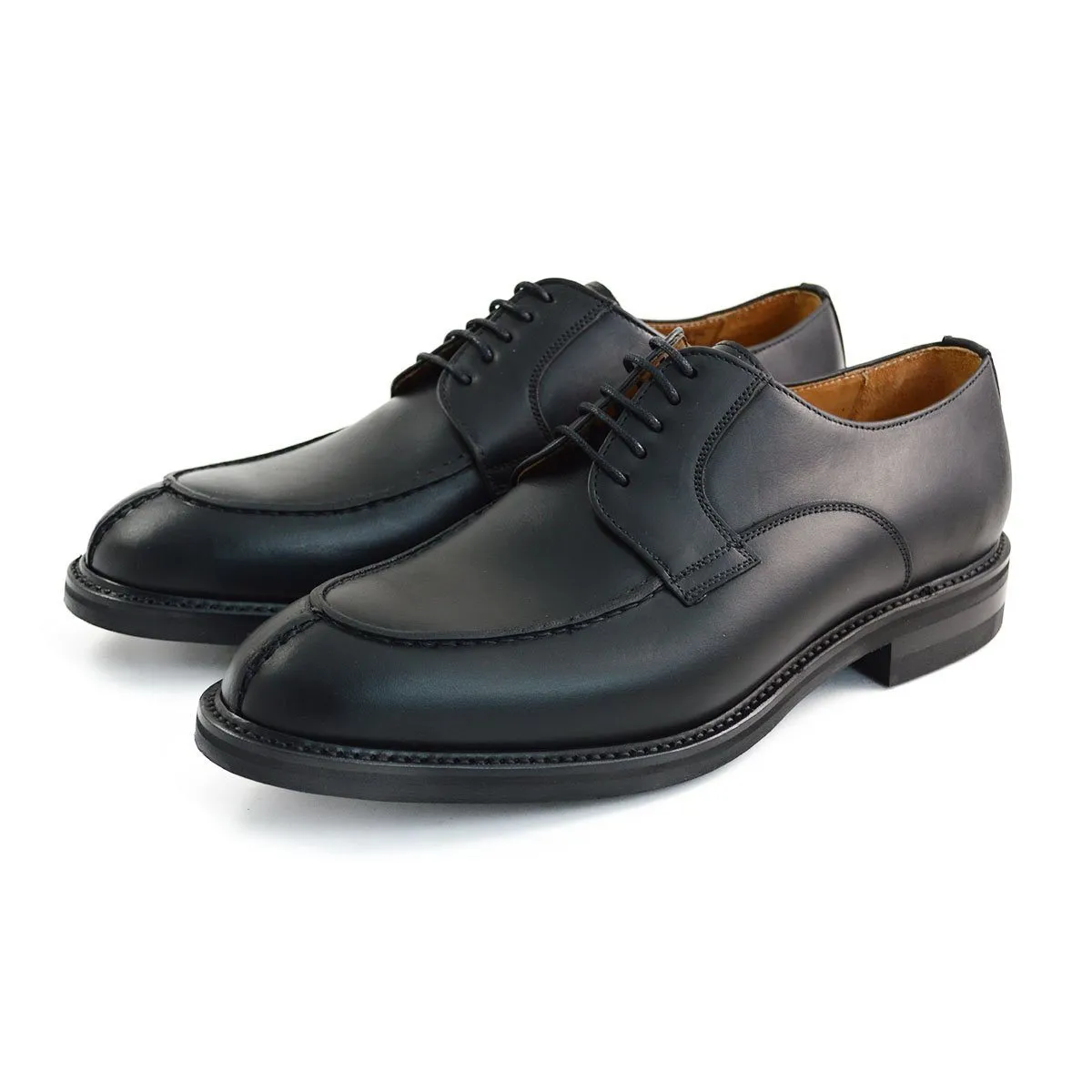 FACTORY SECOND Berwick 1707 Split Toe Derby Shoe (2439) Black