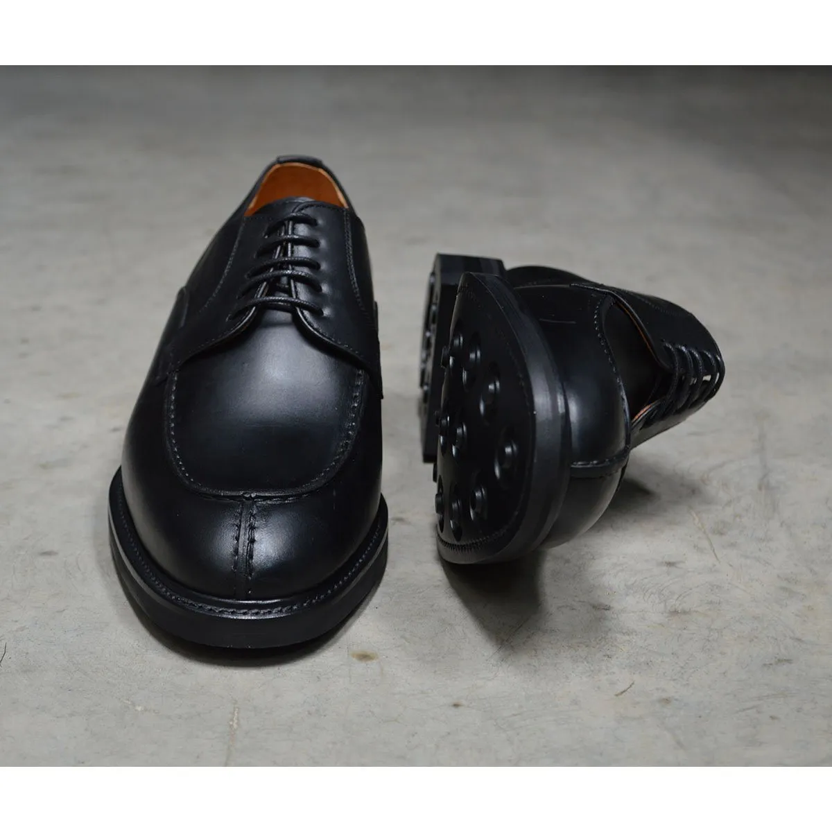 FACTORY SECOND Berwick 1707 Split Toe Derby Shoe (2439) Black