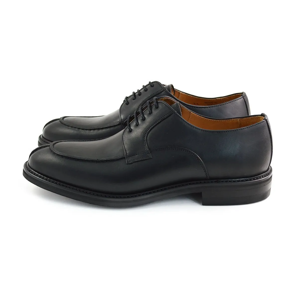 FACTORY SECOND Berwick 1707 Split Toe Derby Shoe (2439) Black