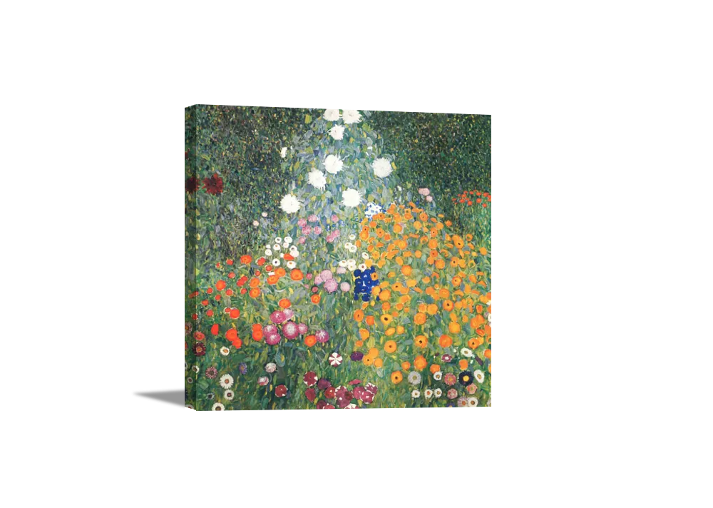 Flower Garden | Gustav Klimt Masters Classic Art in Gallery Wrapped Canvas | Various Sizes