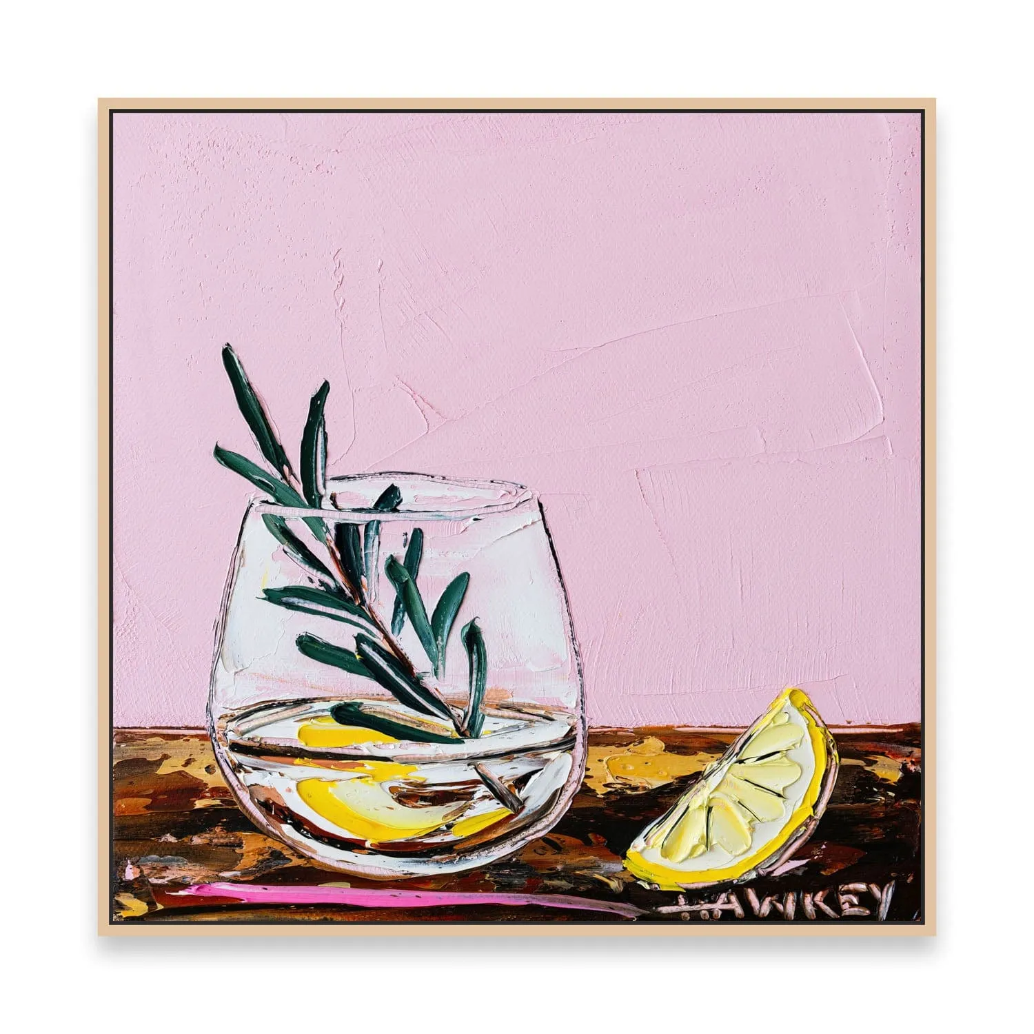 Gin On Pink - Limited Edition Print