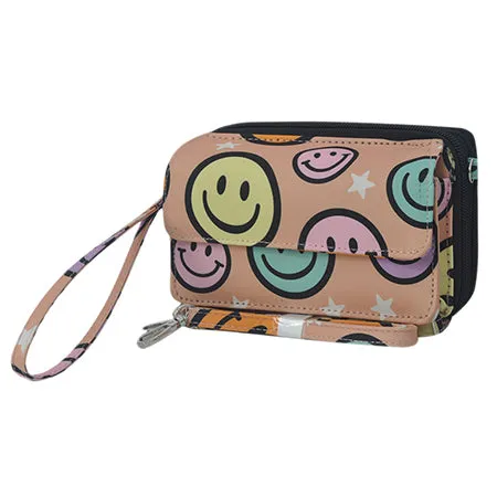 Happy Vibes NGIL Canvas All in One Wallet