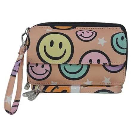 Happy Vibes NGIL Canvas All in One Wallet