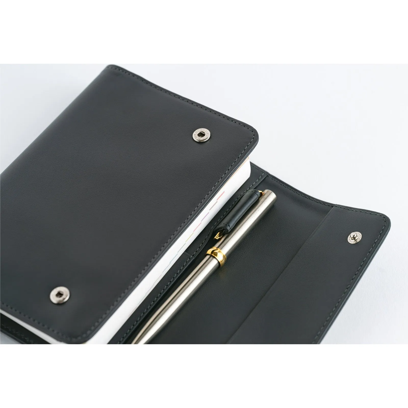 Hobonichi Techo Cover Original A6 -  Leather: Charcoal Gray