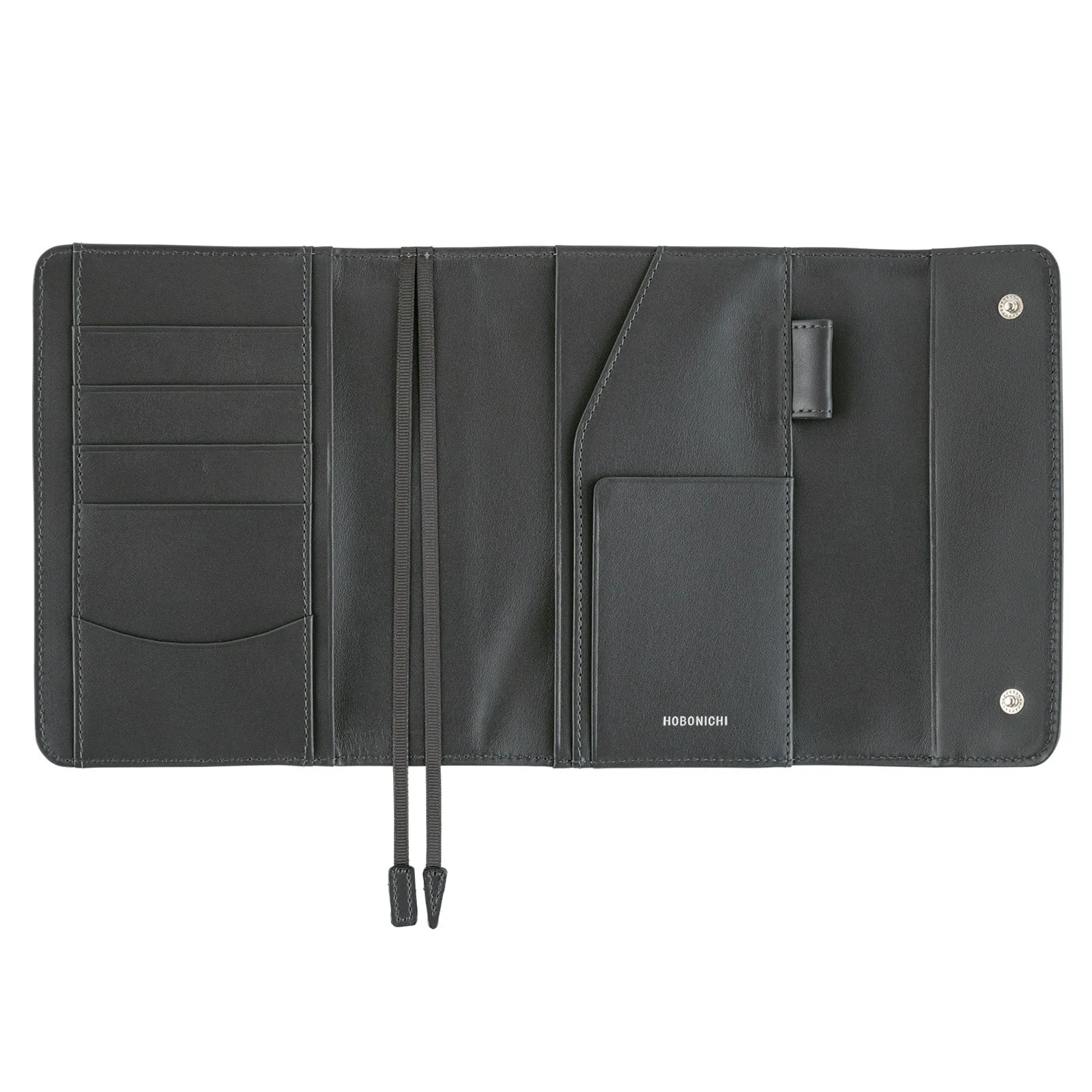 Hobonichi Techo Cover Original A6 -  Leather: Charcoal Gray