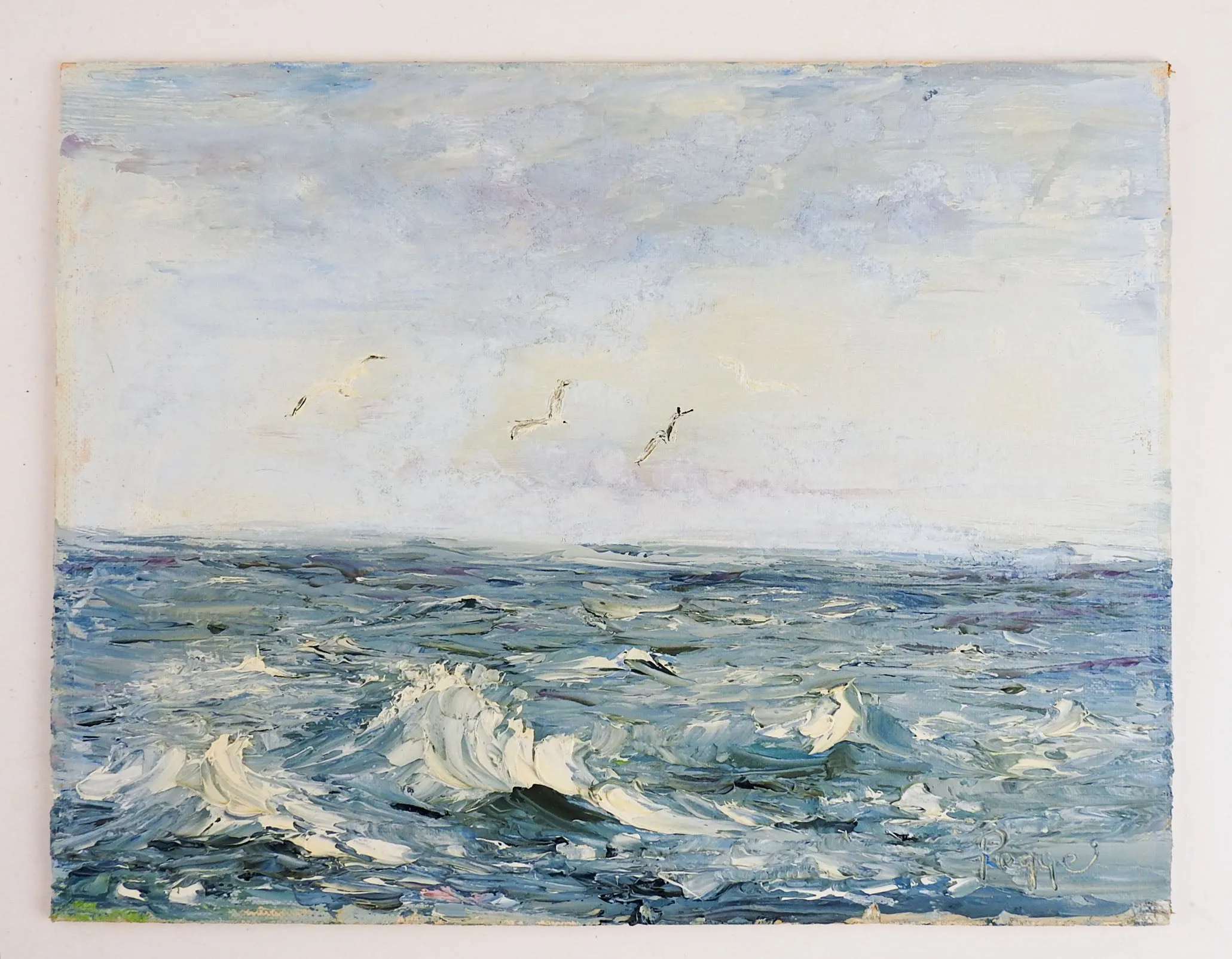 Impressionist Seascape Painting