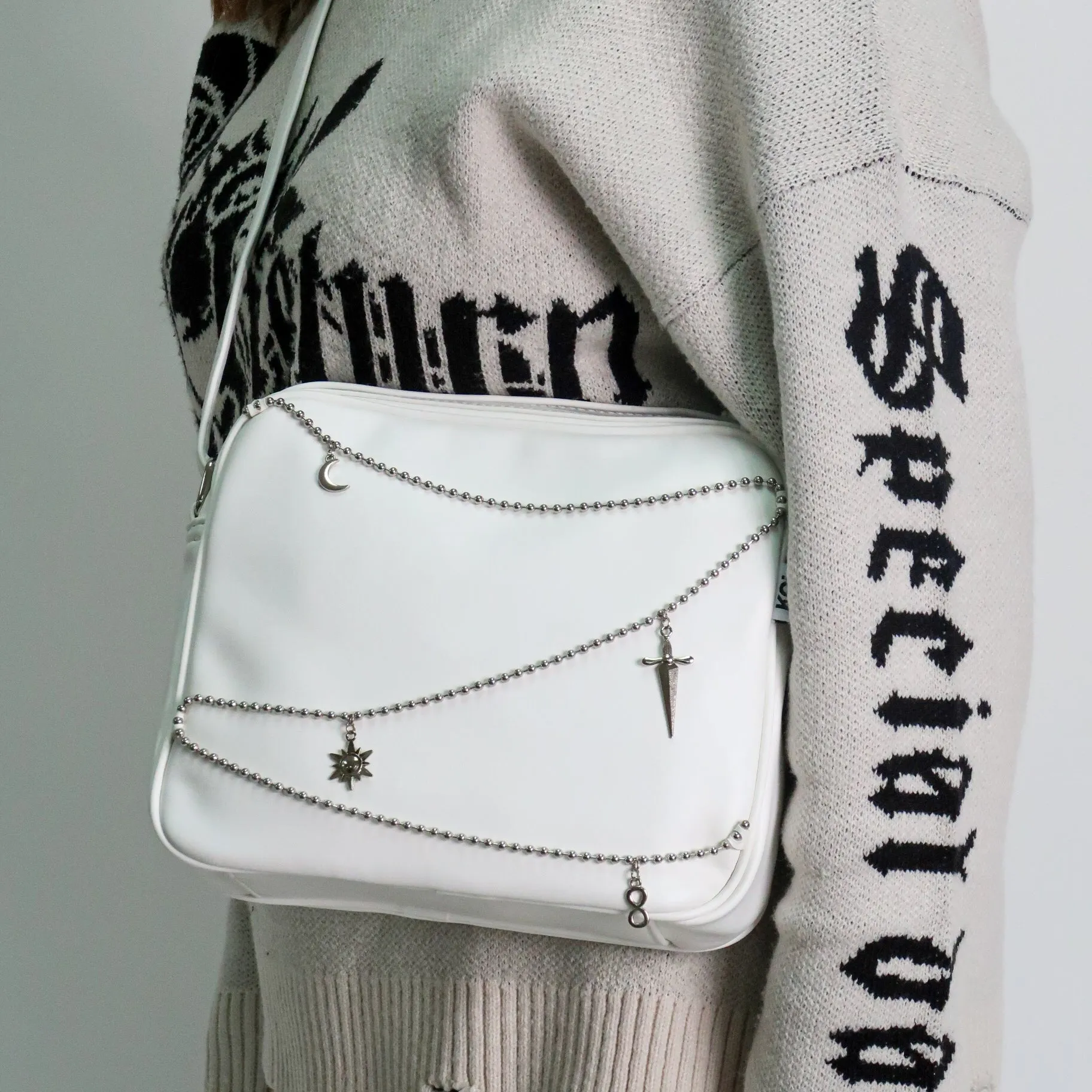 Jinx Mystic Charm White Shoulder Bag