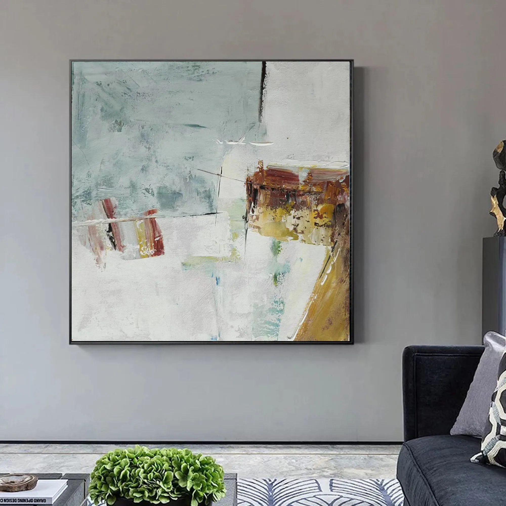 Large Contemporary Paintings Big Painting for Living Room Op083