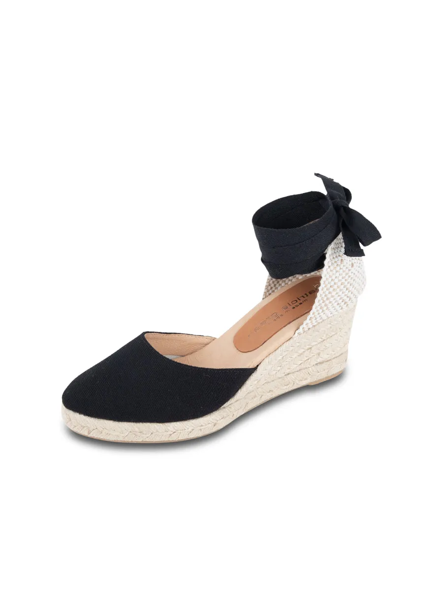 Leon Closed Toe Lace Up Espadrille