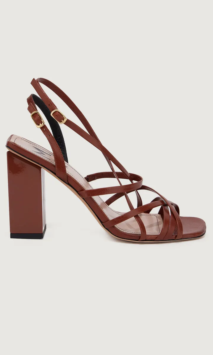 Marella Fenice Tobacco Heel Sandals