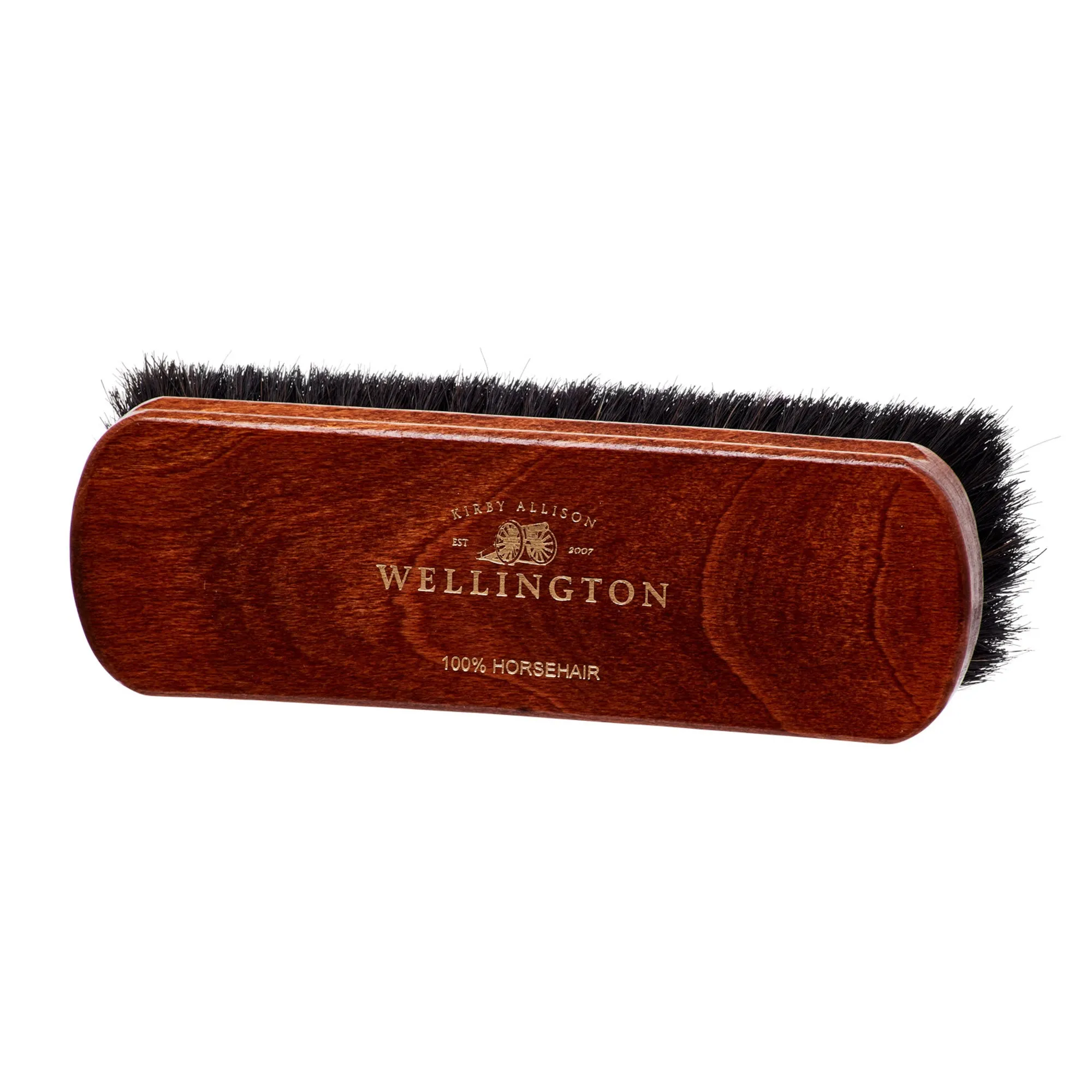 Medium Wellington Horsehair Shoe Polishing Brush