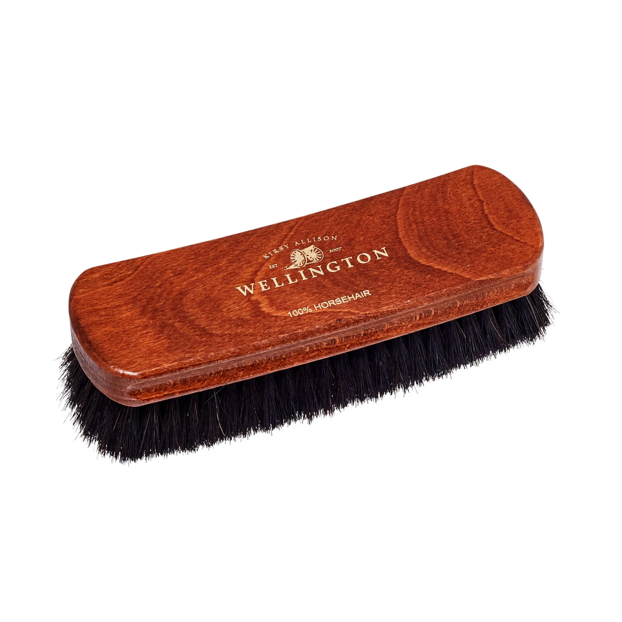 Medium Wellington Horsehair Shoe Polishing Brush