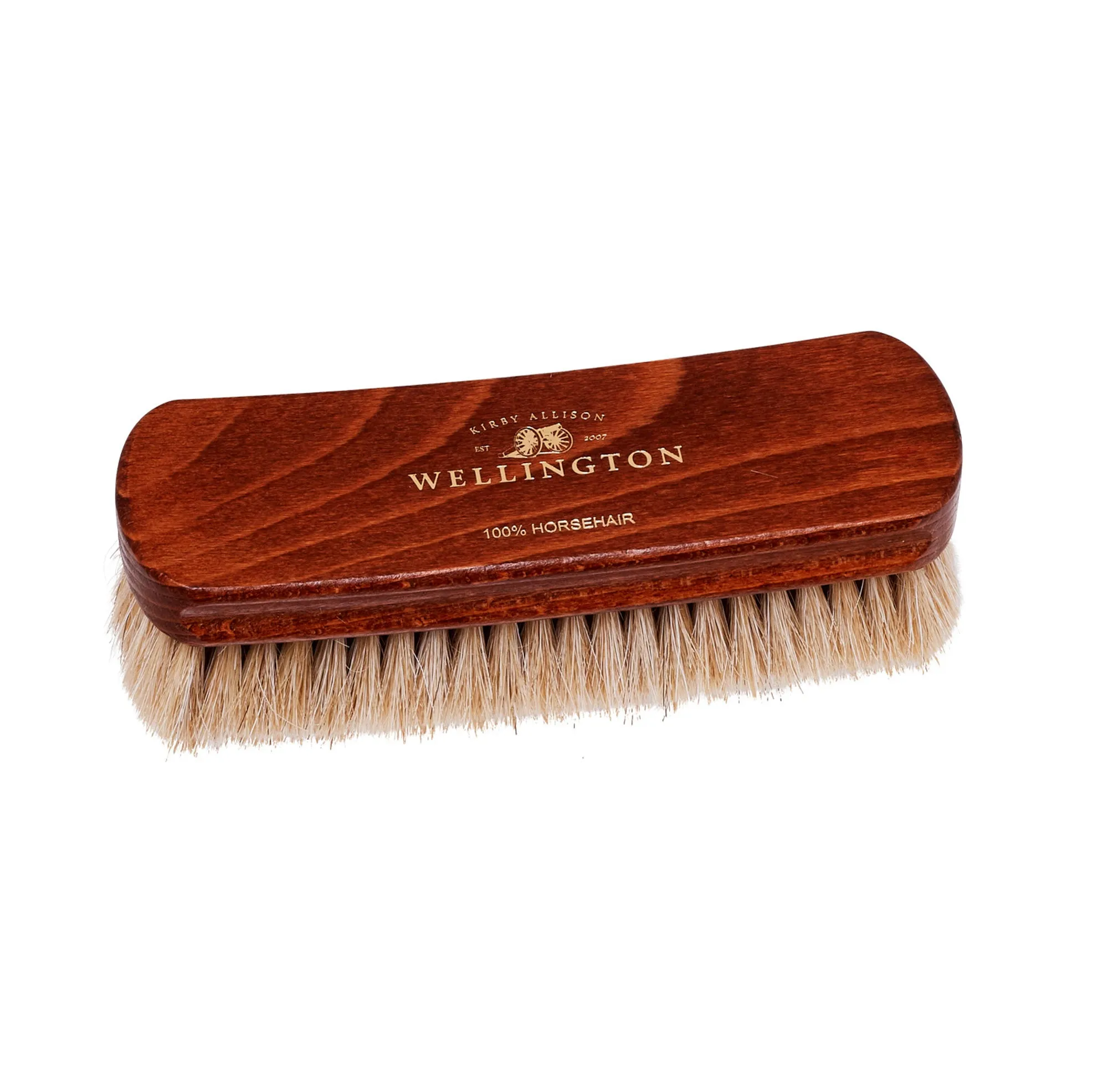 Medium Wellington Horsehair Shoe Polishing Brush