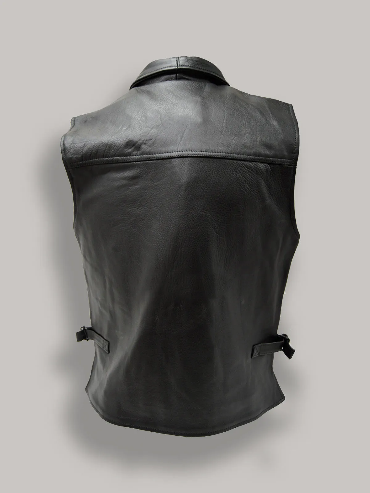 Men Fight Club Leather Vest