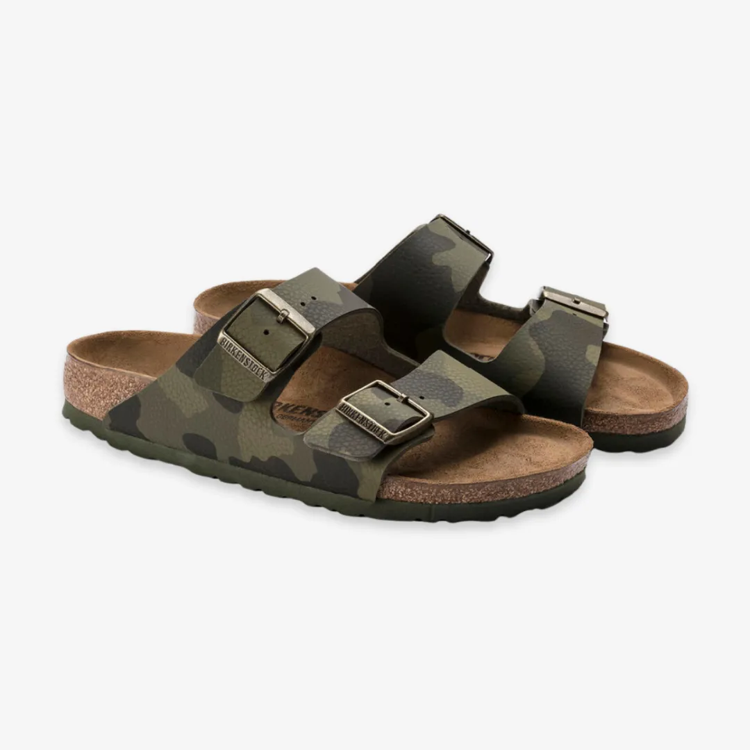 mens birkenstock arizona (desert soil/camo green)