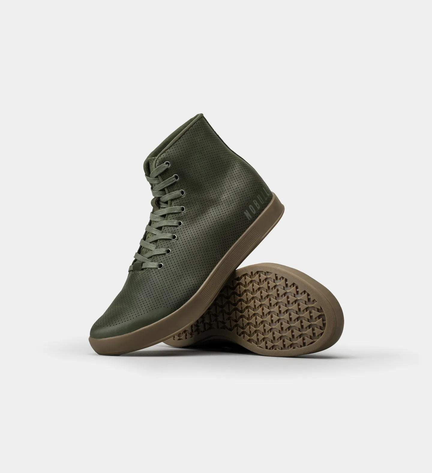 Men's High-Top Leather Cupsole Trainer