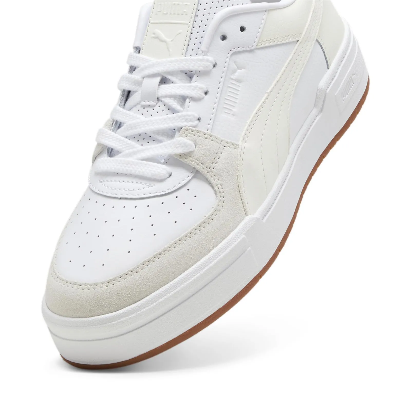 Men's Shoes PUMA CA PRO GUM Casual Sneakers 395753-01 PUMA WHITE / WARM WHITE