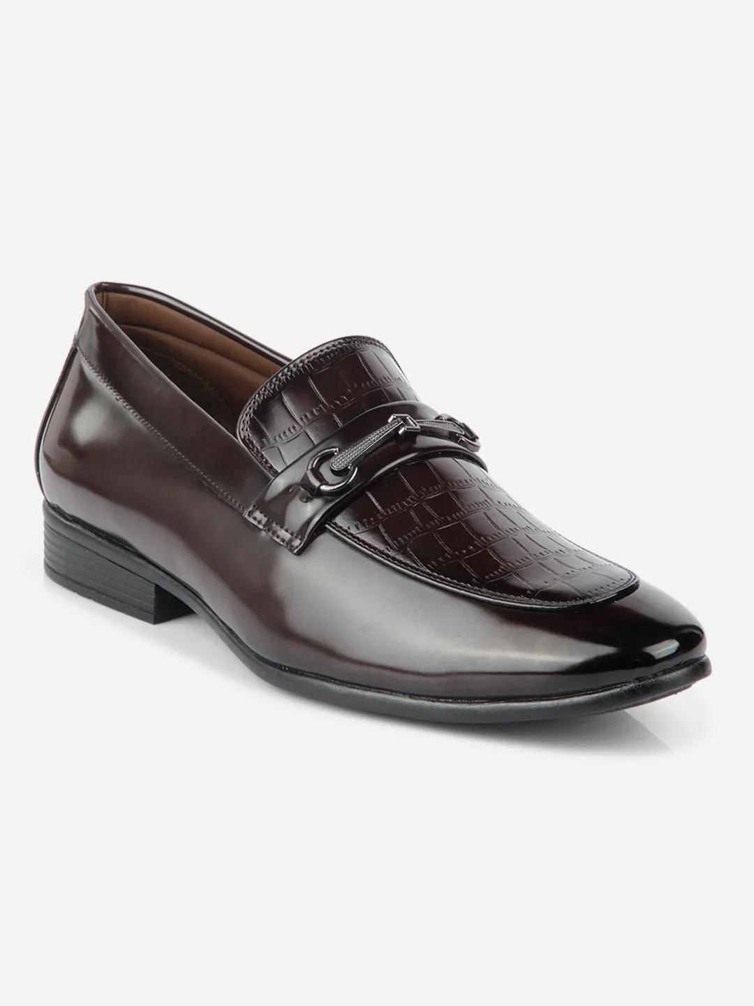 Men's Wine Regular Toe Slip On Formal (IX1070)