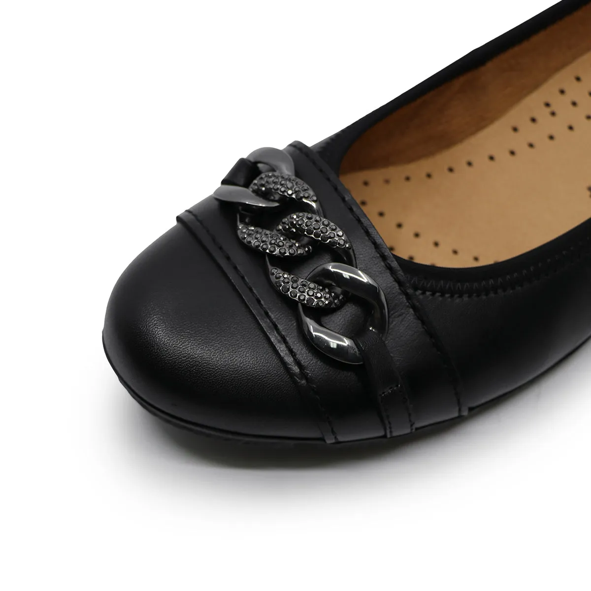 Olivia Black Hovercraft Flats