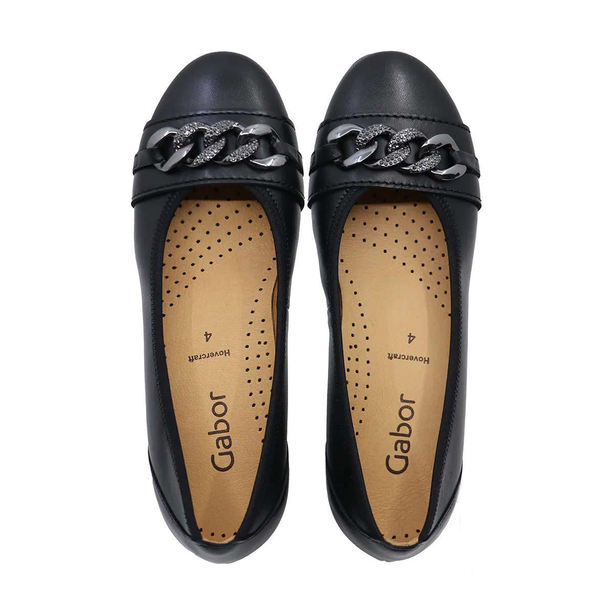 Olivia Black Hovercraft Flats