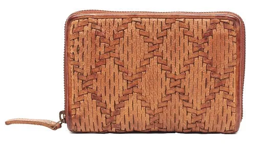 Oran Summer Woven Leather Wallet ORRH4405