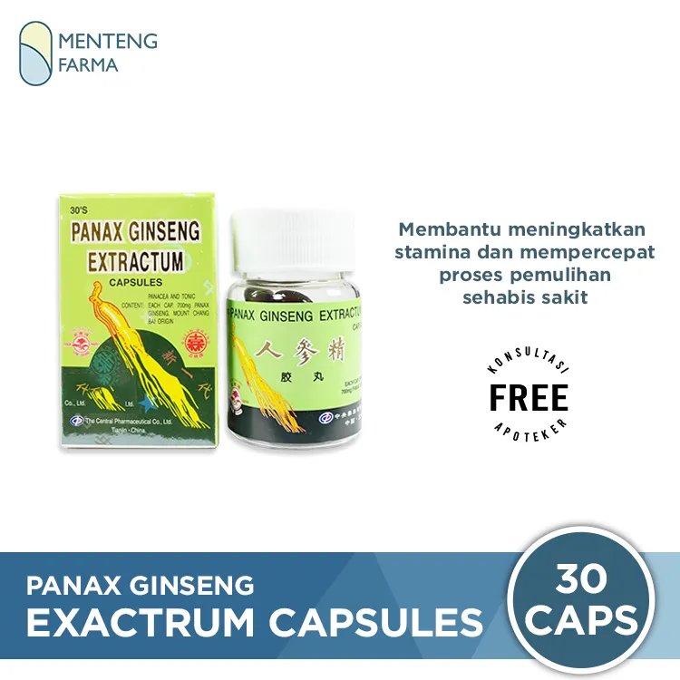 Panax Ginseng Extractum Capsules (Pine Brand)