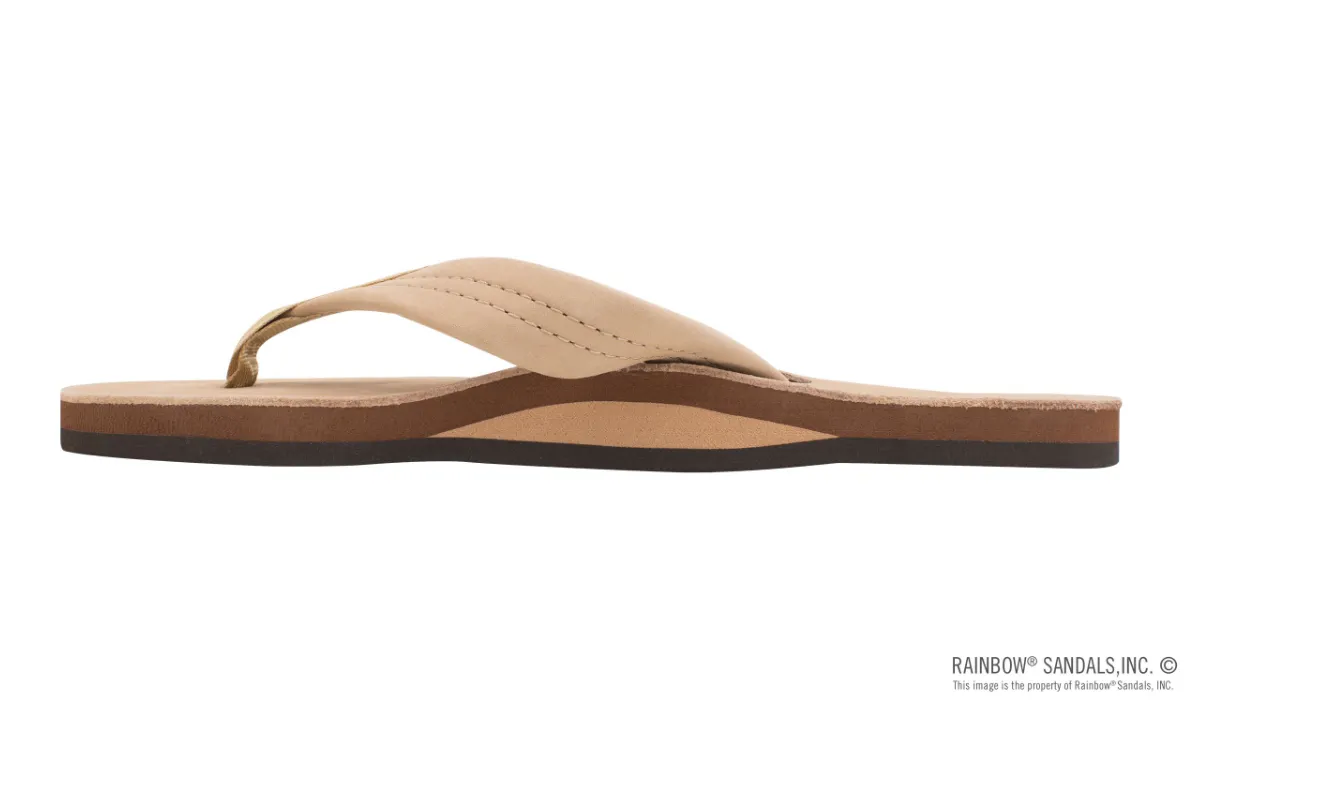 Premier Leather Single Layer Sandal Sierra Brown