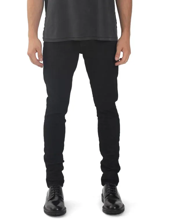 Purple Brand Black Resin Jeans (Black)