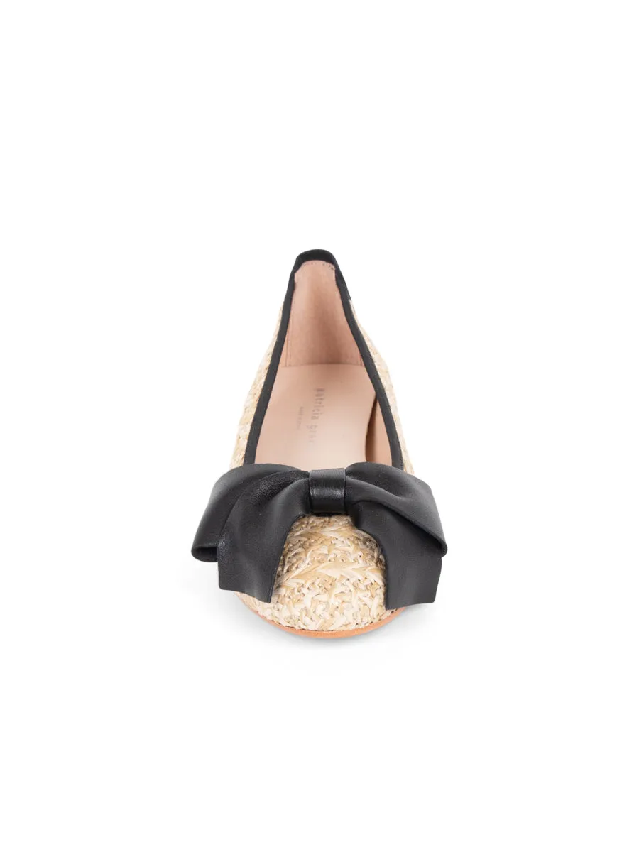 St. Tropez Raffia Ballet Flat