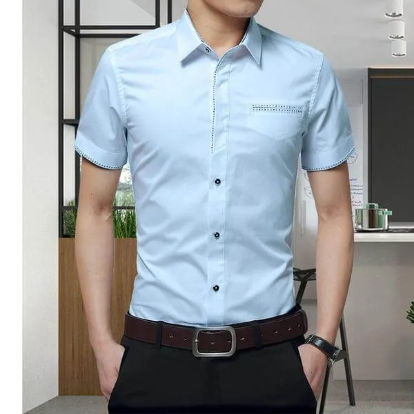 Summer New Men's Shirt Brand Luxury