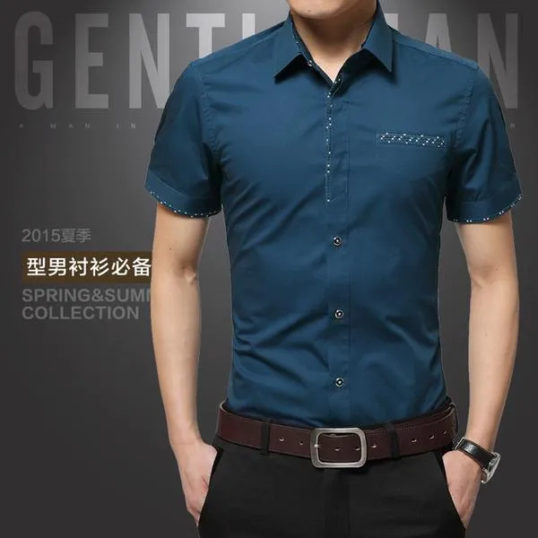 Summer New Men's Shirt Brand Luxury