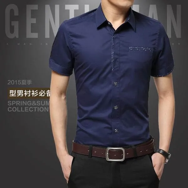 Summer New Men's Shirt Brand Luxury