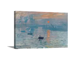 Sunrise | Claude Monet Masters Classic Art in Gallery Wrapped Canvas | Various Sizes