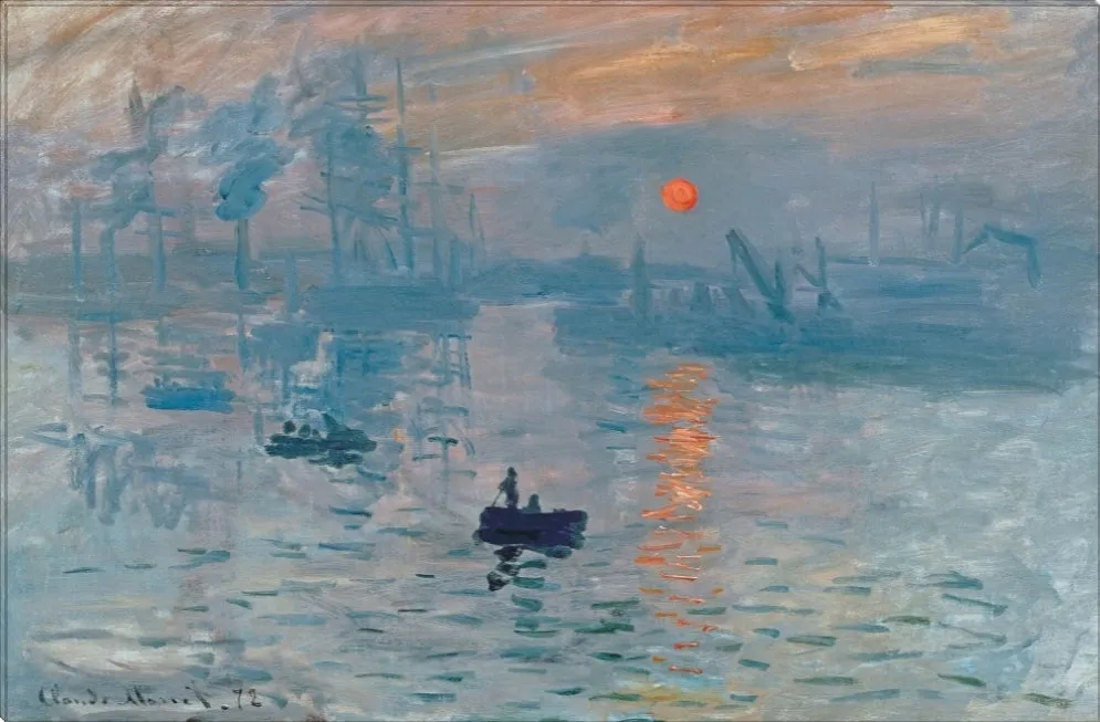 Sunrise | Claude Monet Masters Classic Art in Gallery Wrapped Canvas | Various Sizes