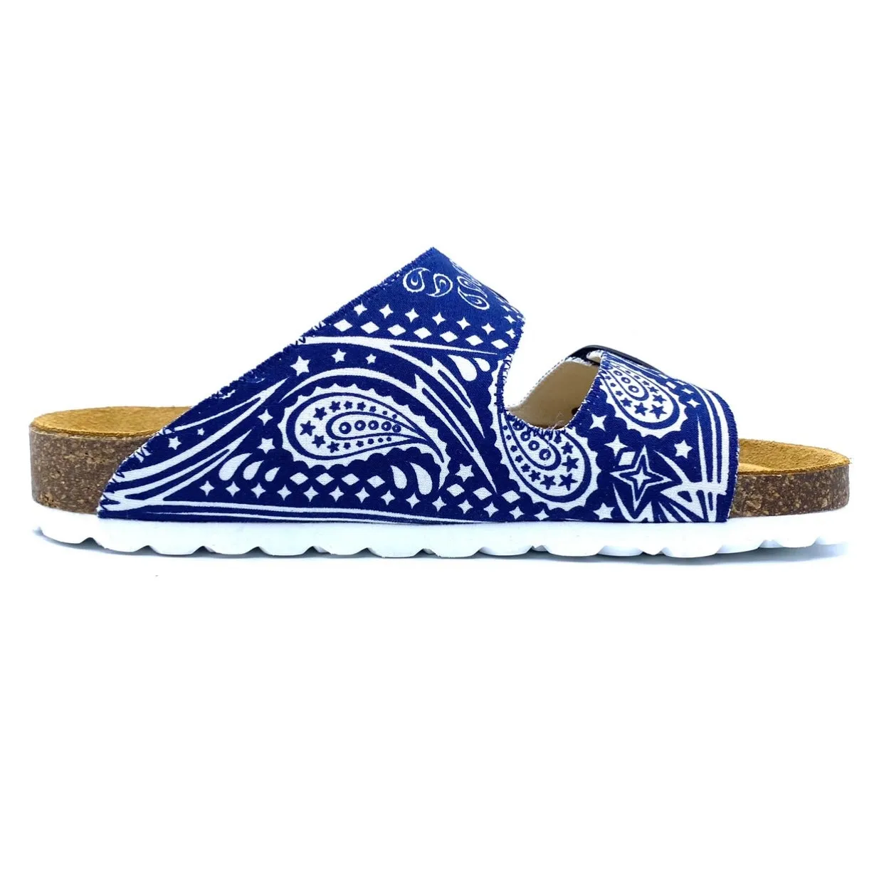 Thora 2-buckle Sandals | Original Navy Bandana