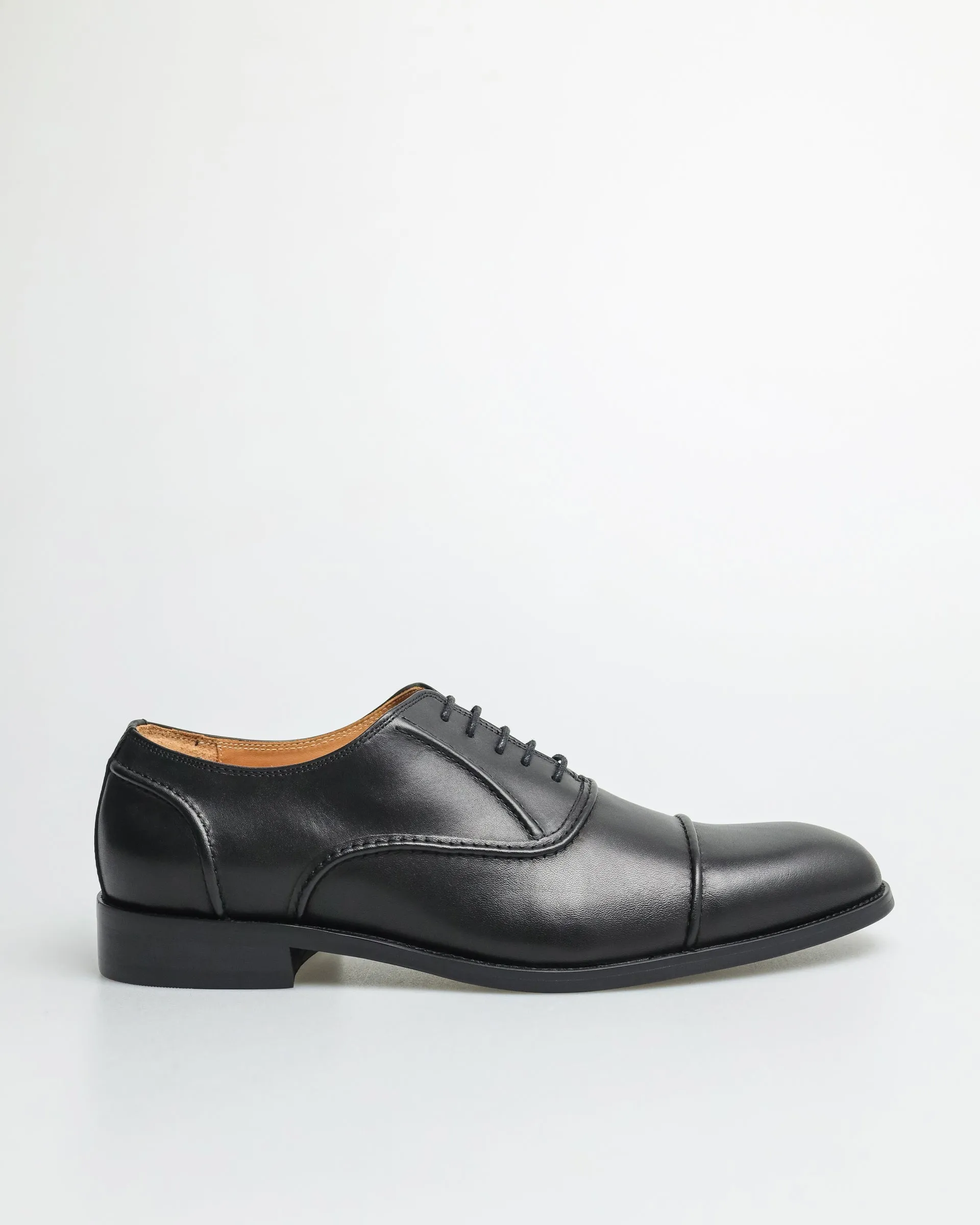 Tomaz F356 Men's Cap Toe Oxford (Black)