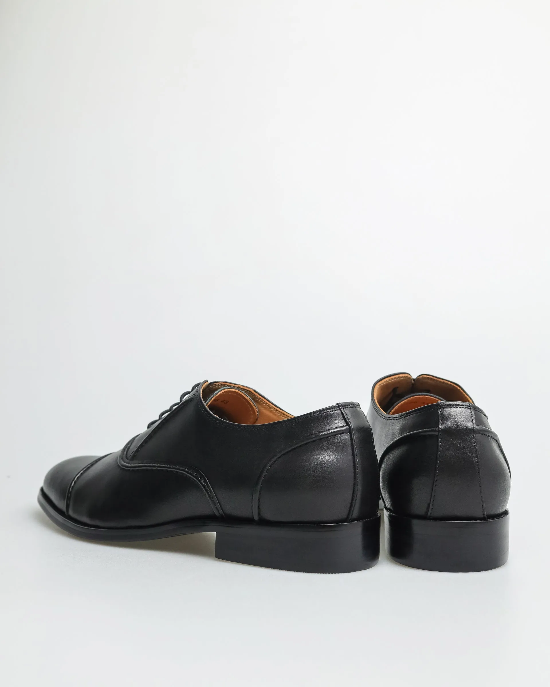 Tomaz F356 Men's Cap Toe Oxford (Black)