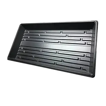 Viagrow Propagation Starter Seedling Trays, No Holes, Standard Flat Planters 10 Units Per Pack