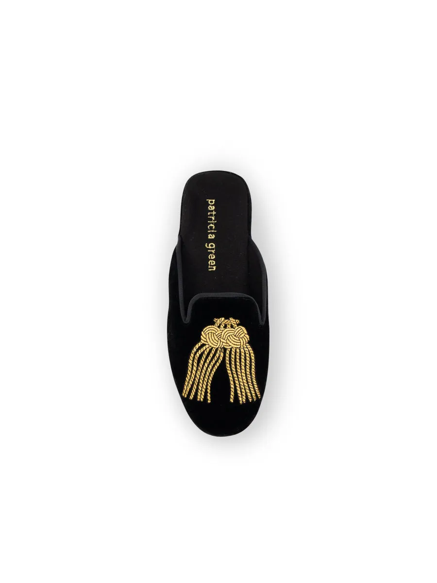 Victoria Embroidered Tassel Slipper