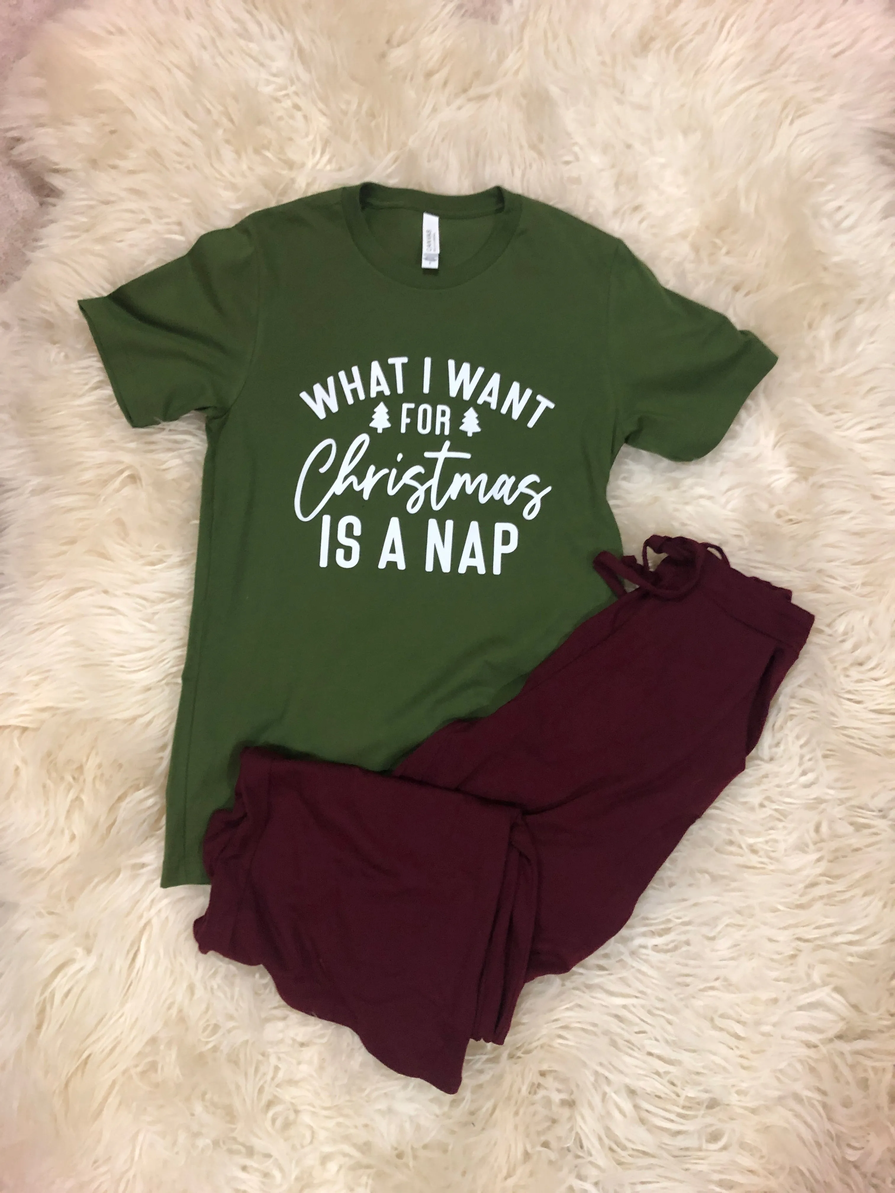 What I Want For Christmas Is A Nap Tee